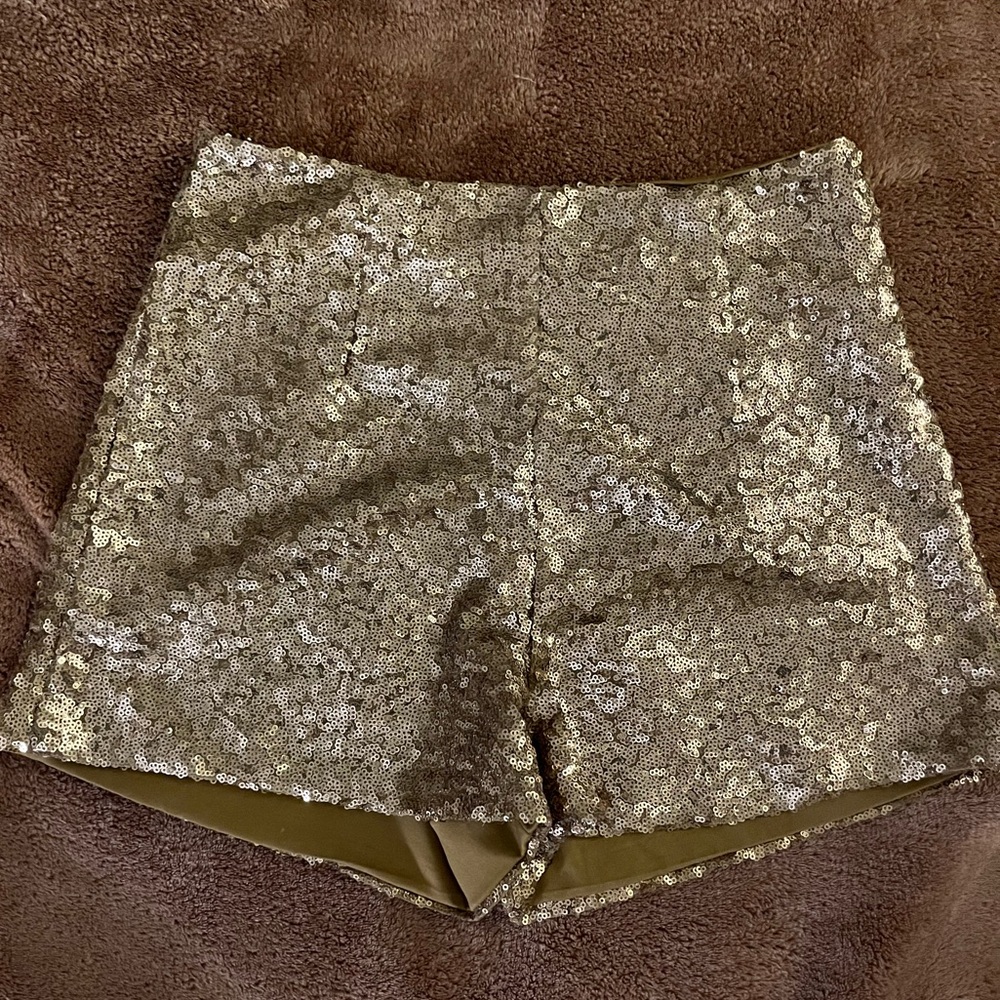 Sequin shorts